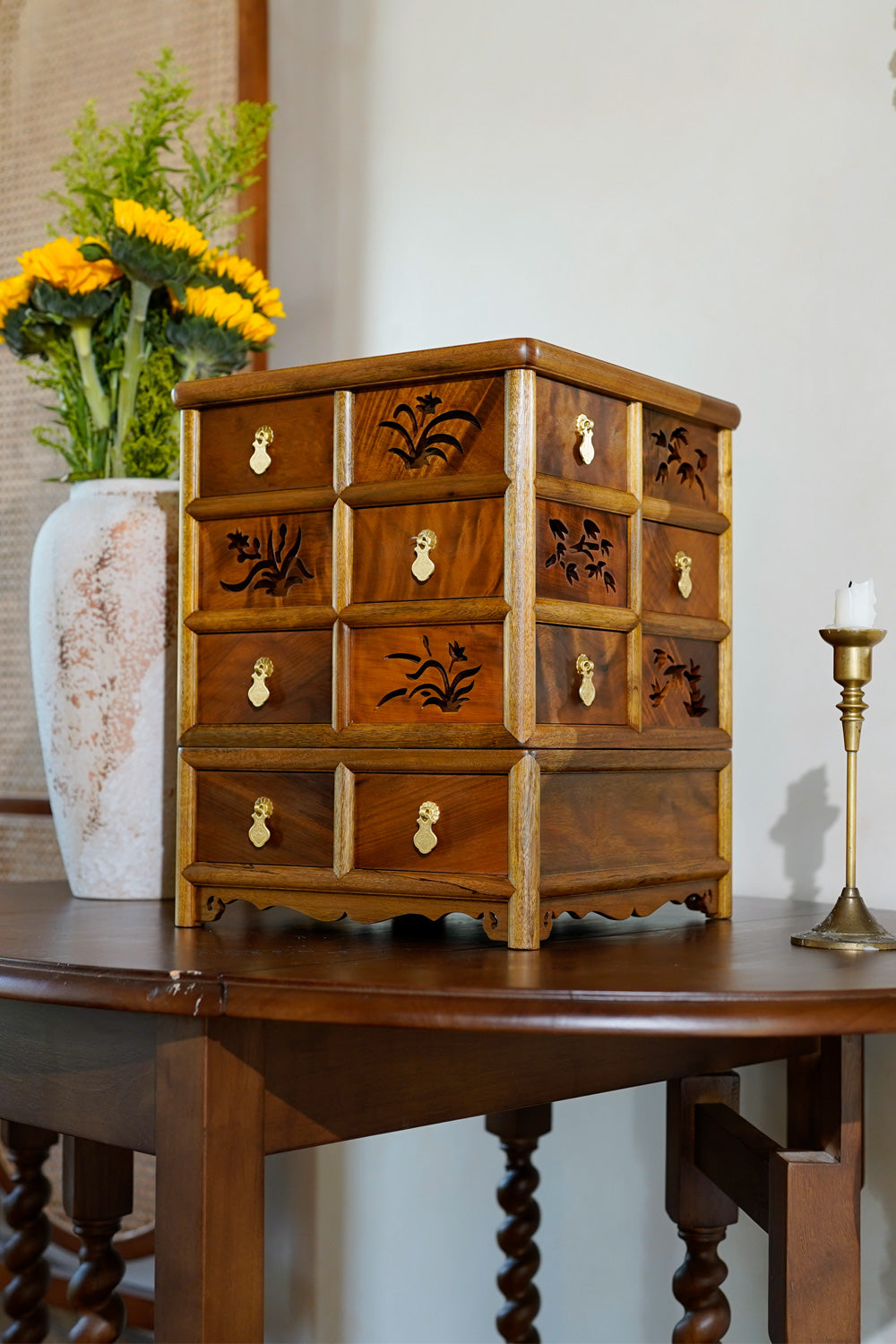 Handmade Rotating Multifunctional Cabinet