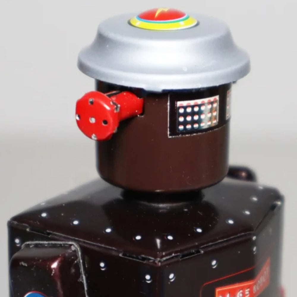 Vintage Collectible M-65 Robot Tin Wind Up Toy Perfect Gift for Holiday Season