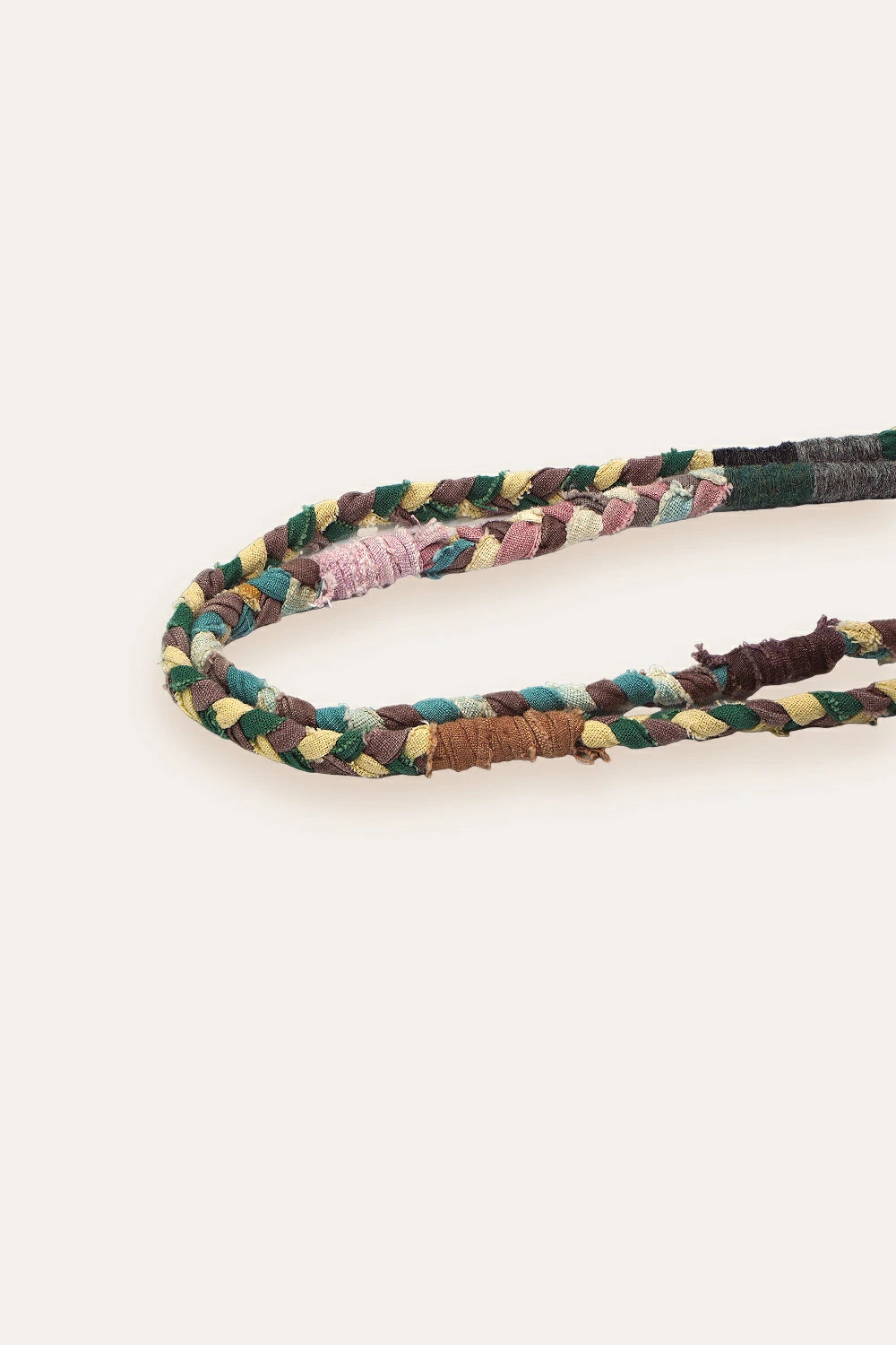 Handmade Brown Green Phone Lanyard