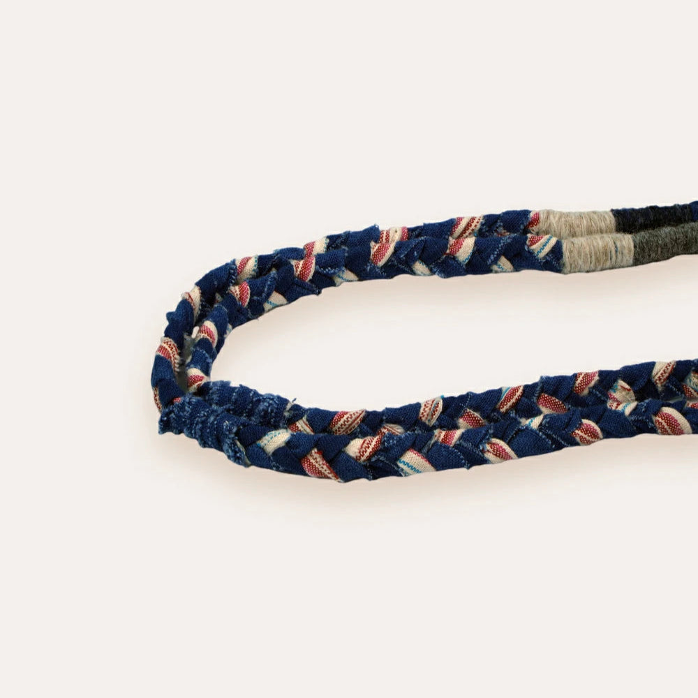 Handmade Blue Phone Lanyard with Plant Dye