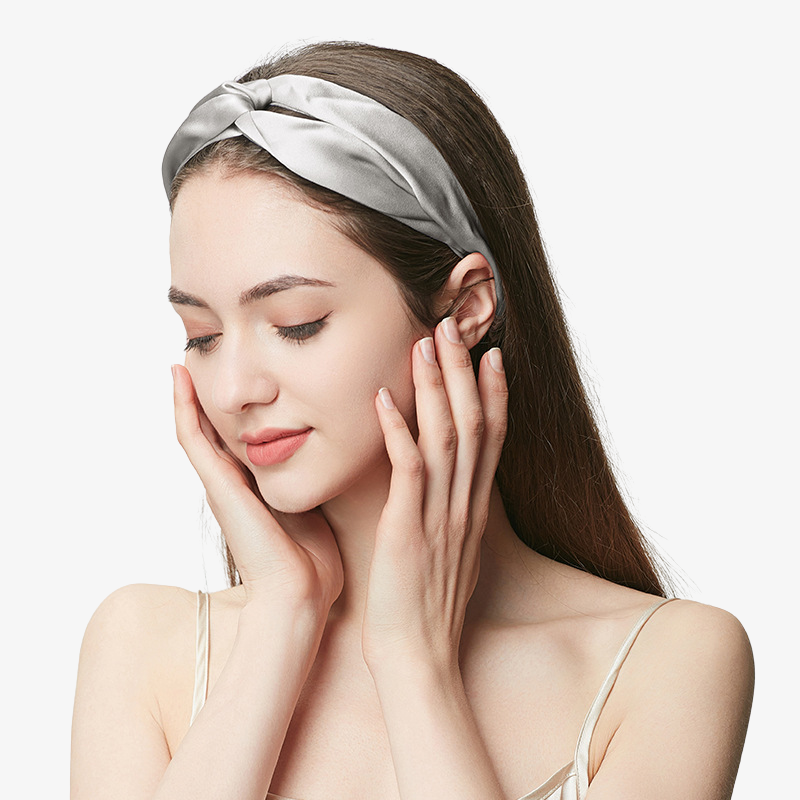 19 Momme 100% Mulberry Silk Double-Layer Headband