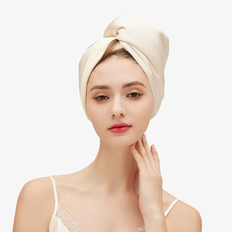 19 Momme 100% Mulberry Silk Hair Drying Cap
