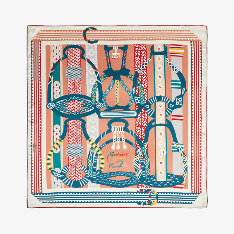 16 Momme 100% Mulberry Silk Printed Scarf