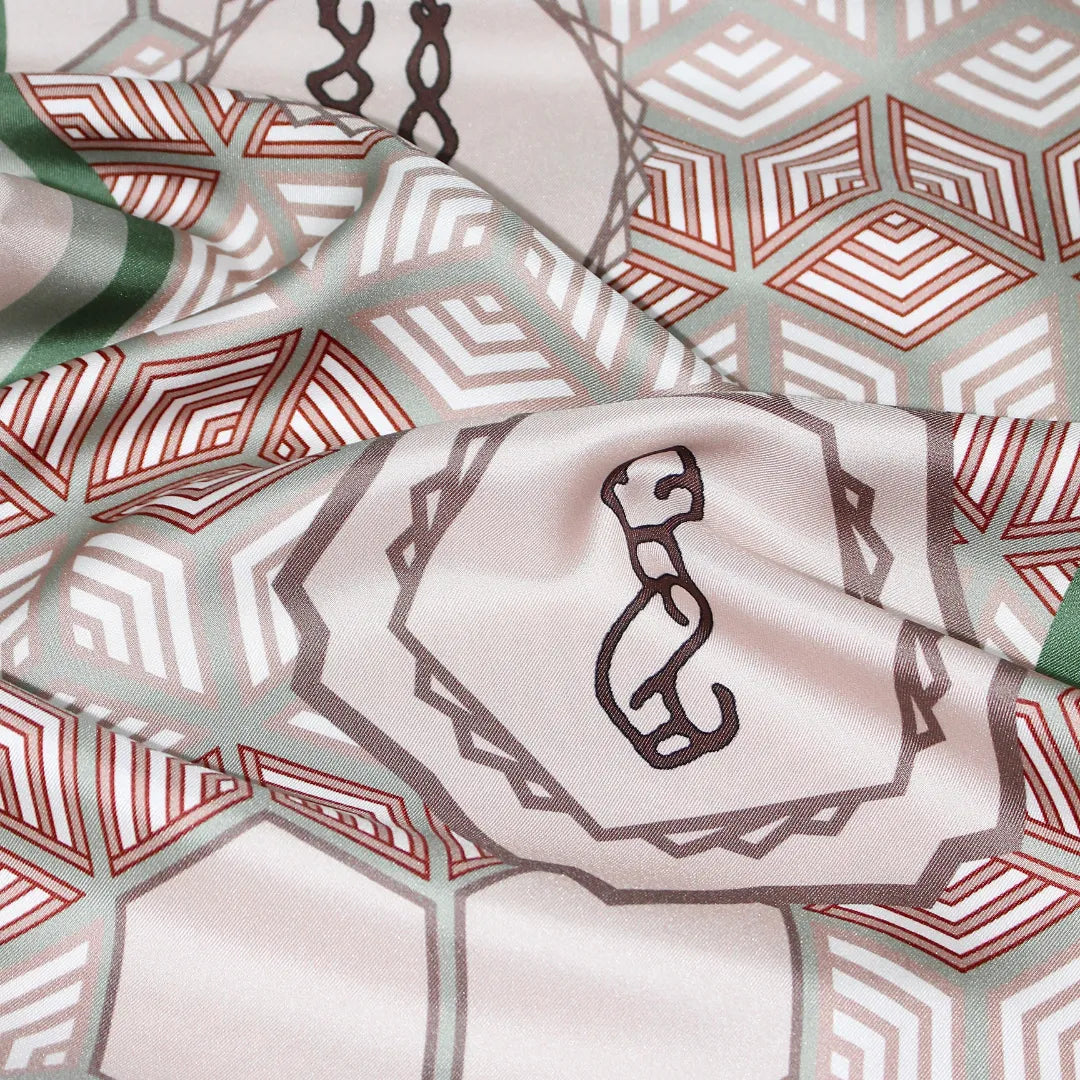 100% Mulberry Silk ‘Charmeuse Elegance’ Long Scarf