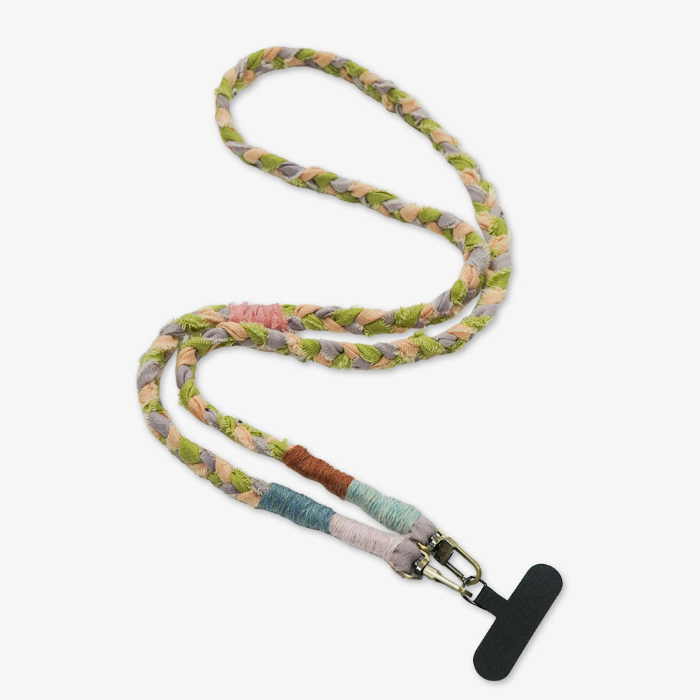 Yellow Gray Phone Strap DIY Craft Kit Set