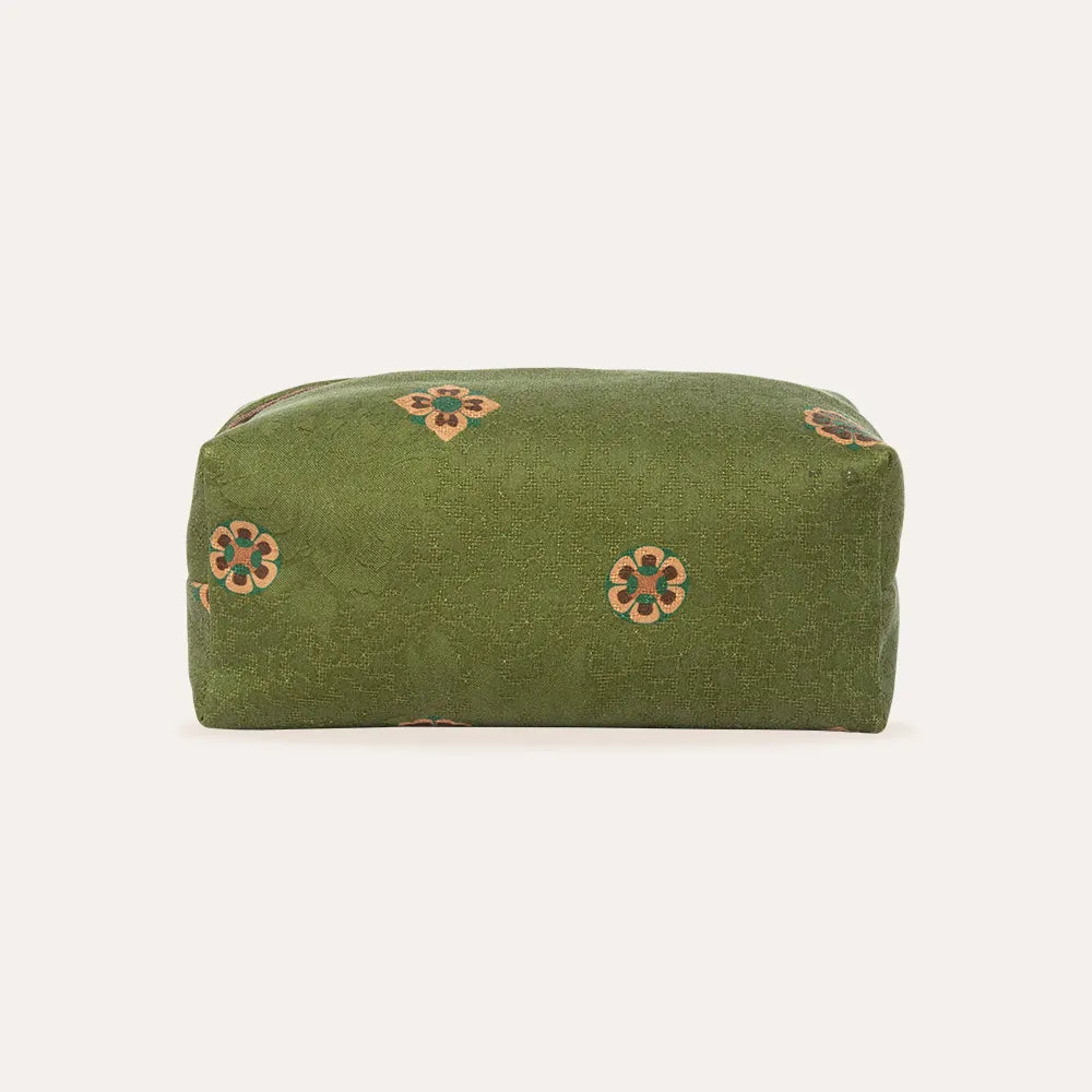 Chinese Gardern Style Plant Dyed Silk Tissue Box Cover