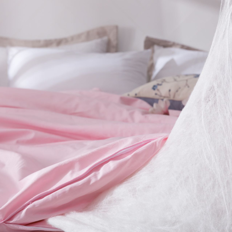 Pink 80s Cotton 100% Mulberry Silk Duvets
