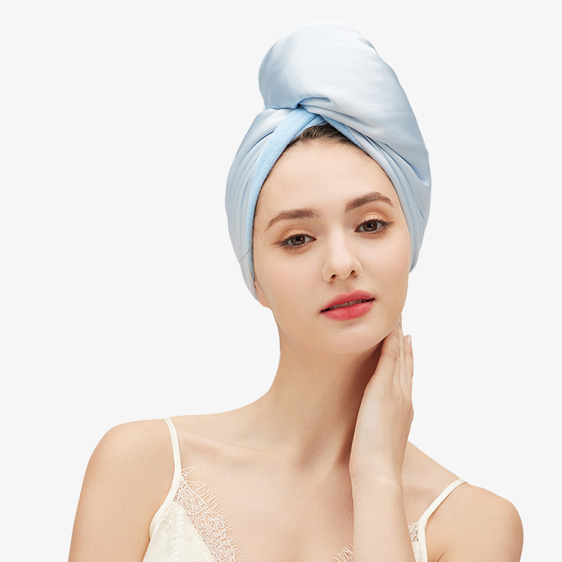 19 Momme 100% Mulberry Silk Hair Drying Cap