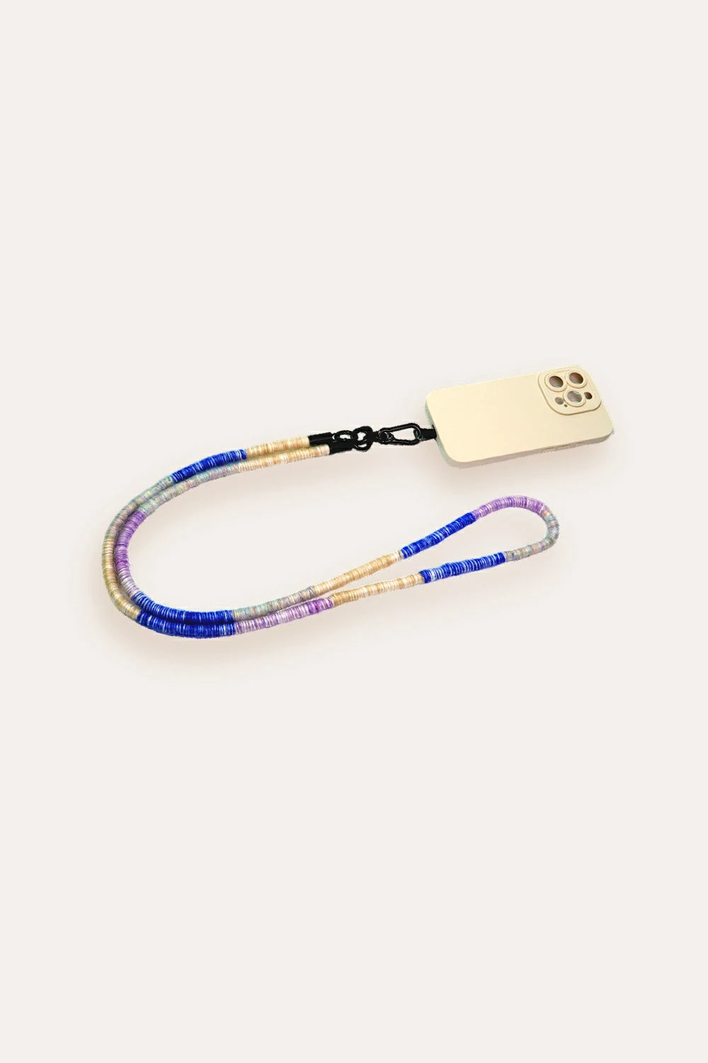 Blue and Purple Handmade Long Phone Strap