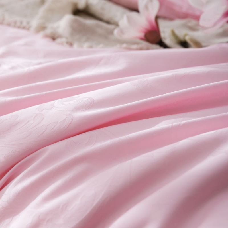 Pink 80s Cotton 100% Mulberry Silk Duvets