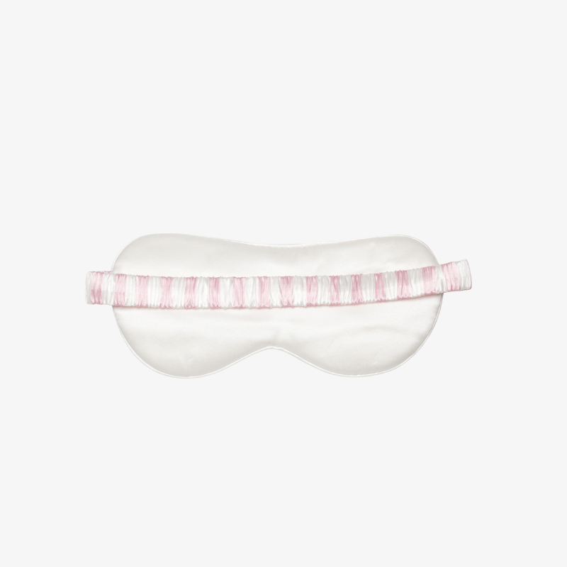22 Momme 100% Mulberry Silk Printed Striped Sleep Mask