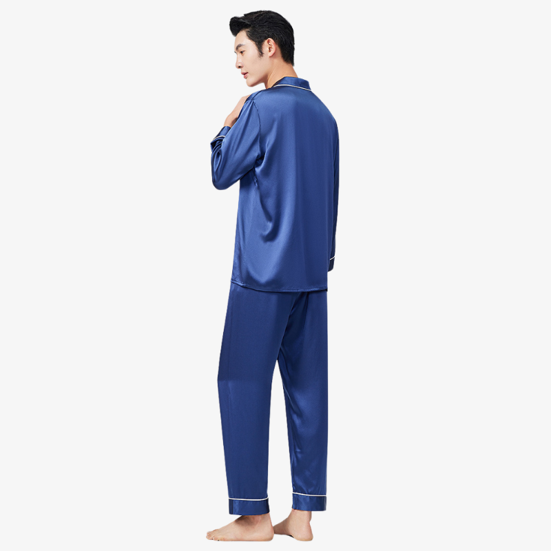 19 Momme 100% Mulberry Silk Men's Pajama Set