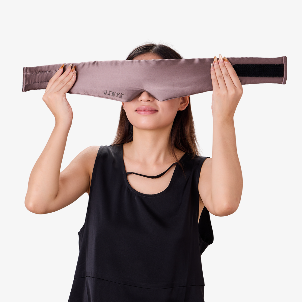 Brown Deep 100% Mulberry Silk Deep Sleep Mask