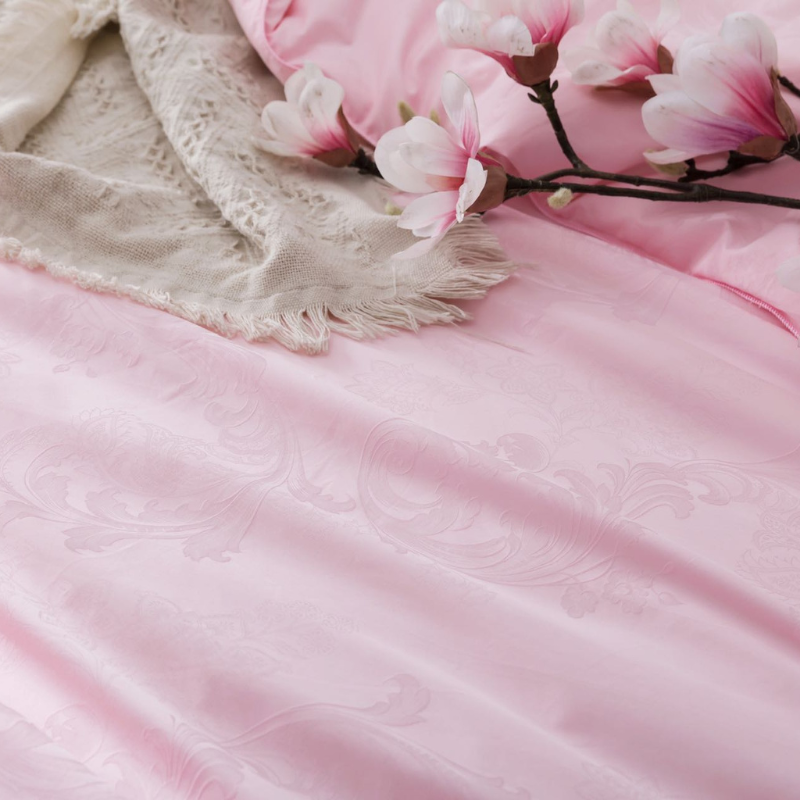 Pink 80s Cotton 100% Mulberry Silk Duvets