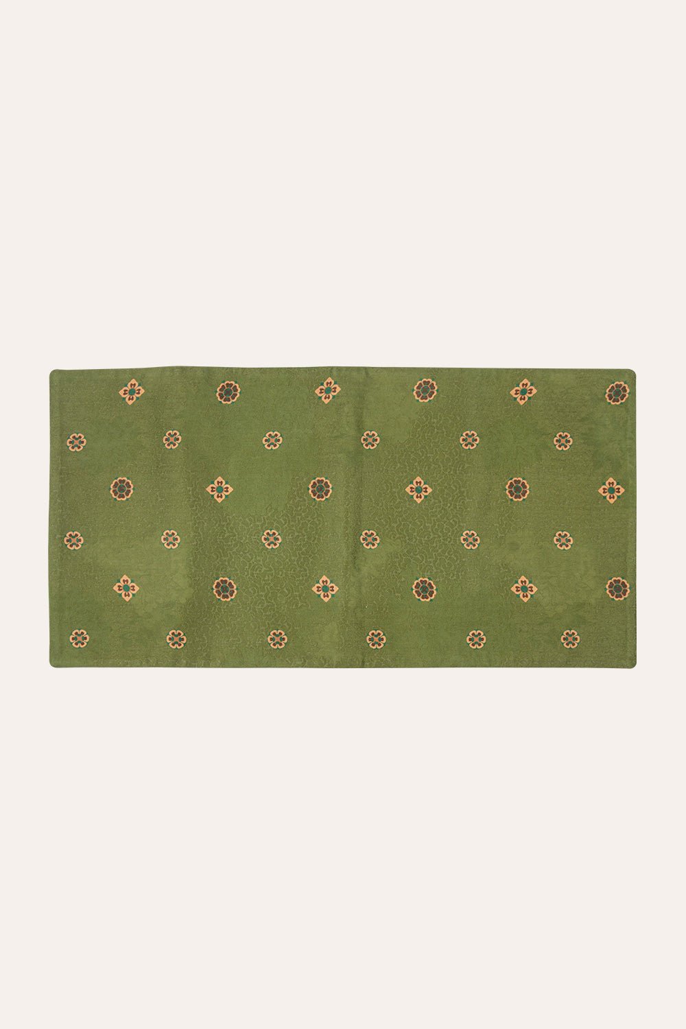 Chinese Gardern Style Double-sided Plant Dyed Silk Table Mat