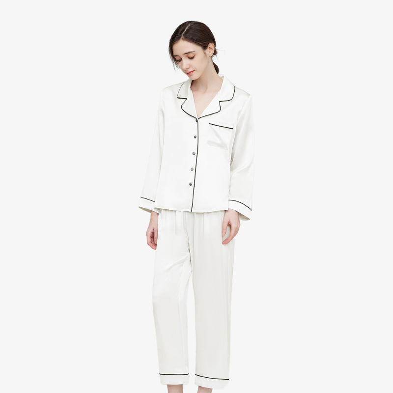 19 Momme 100% Mulberry Silk Pajama Set