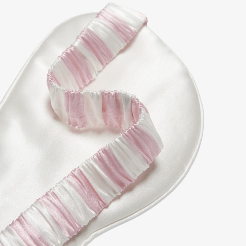 22 Momme 100% Mulberry Silk Printed Striped Sleep Mask