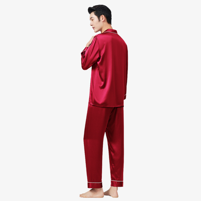 19 Momme 100% Mulberry Silk Men's Pajama Set