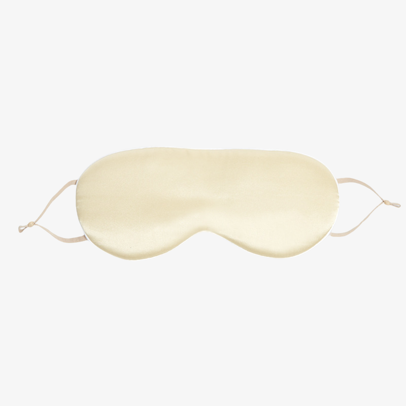 16 Momme 100% Mulberry Silk Sleep Mask with Ear Straps