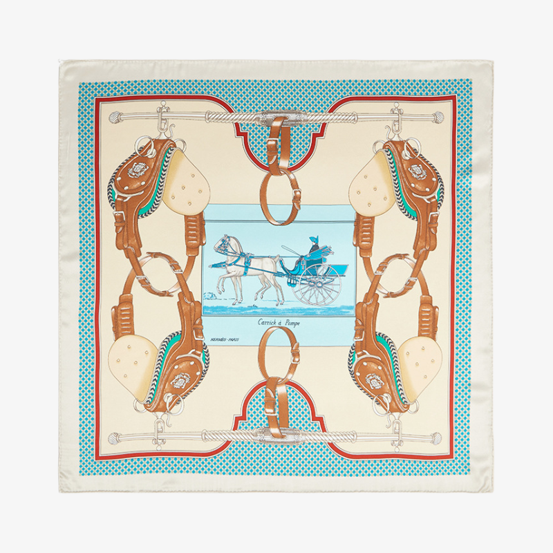 16 Momme 100% Mulberry Silk Printed Scarf