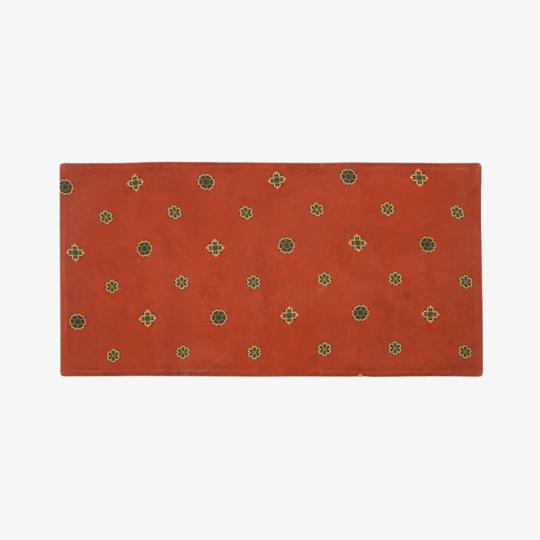 Chinese Gardern Style Double-sided Plant Dyed Silk Table Mat
