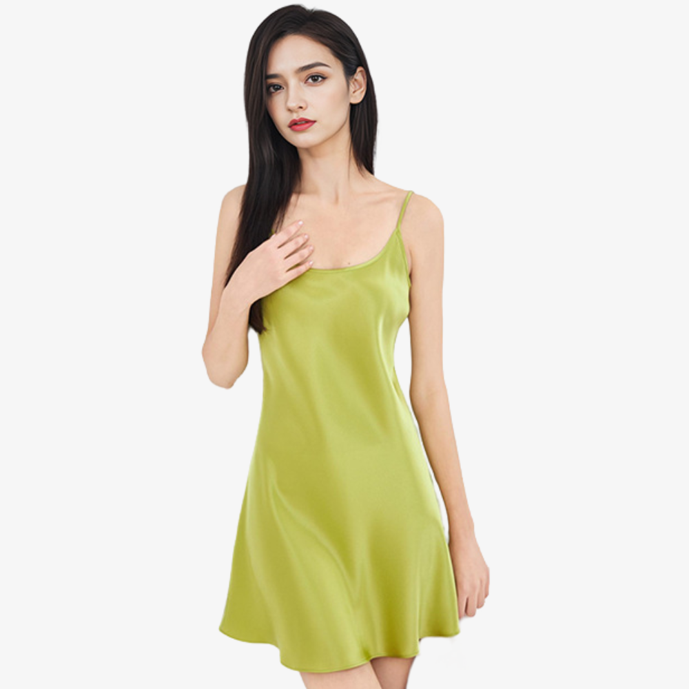19 Momme 100% Mulberry Silk Camisole Nightdress