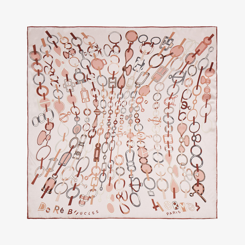 16 Momme 100% Mulberry Silk Printed Scarf