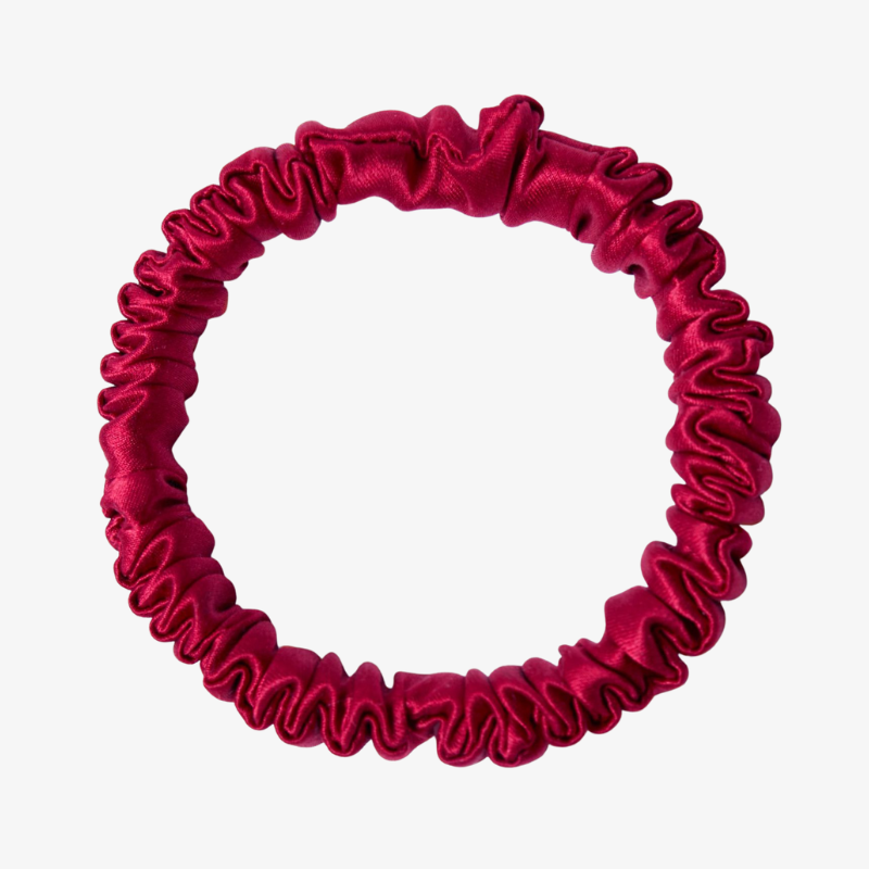 19 Momme 100% Mulberry Silk Hair Scrunchie – 1cm