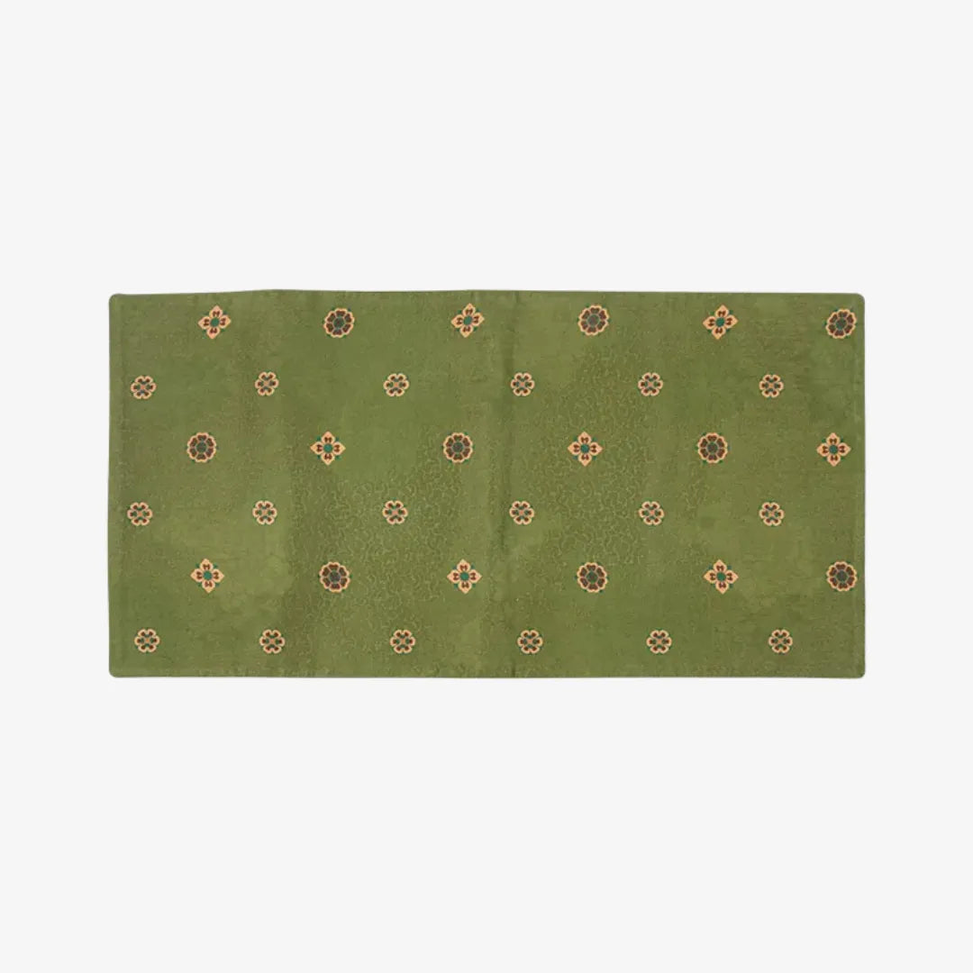 Chinese Gardern Style Double-sided Plant Dyed Silk Table Mat
