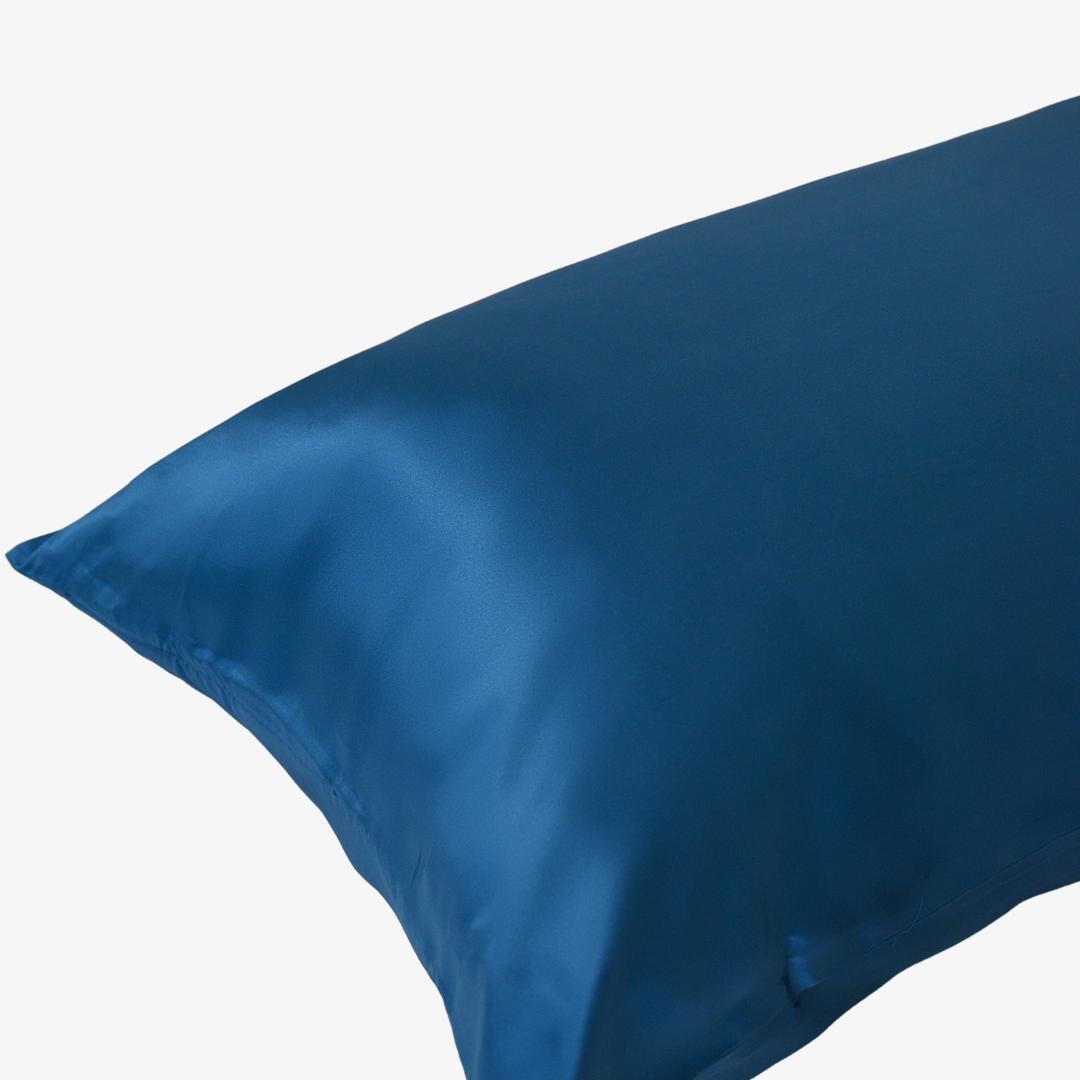 Blue 19 Momme 100% Mulberry Silk Pillowcase