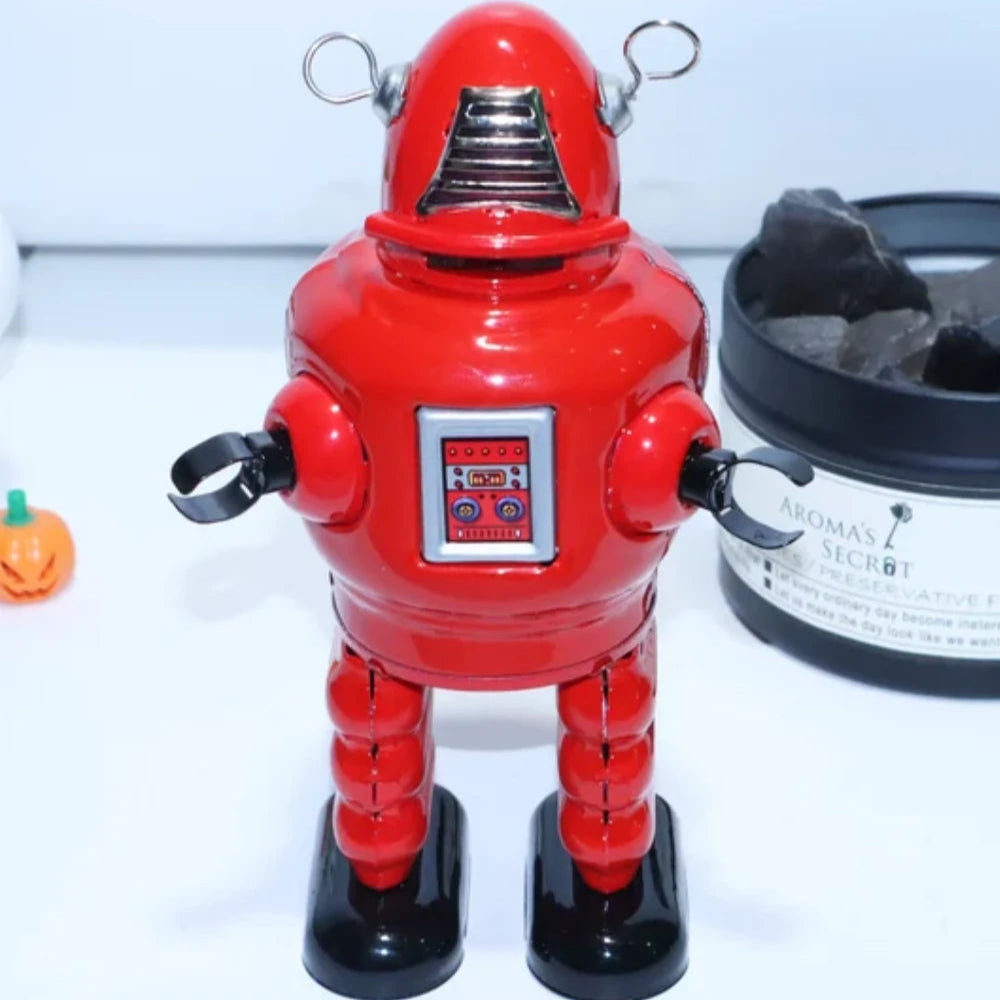 Planet Robot Tin Wind Up Toy Classic Vintage Style Gift Idea for Christmas