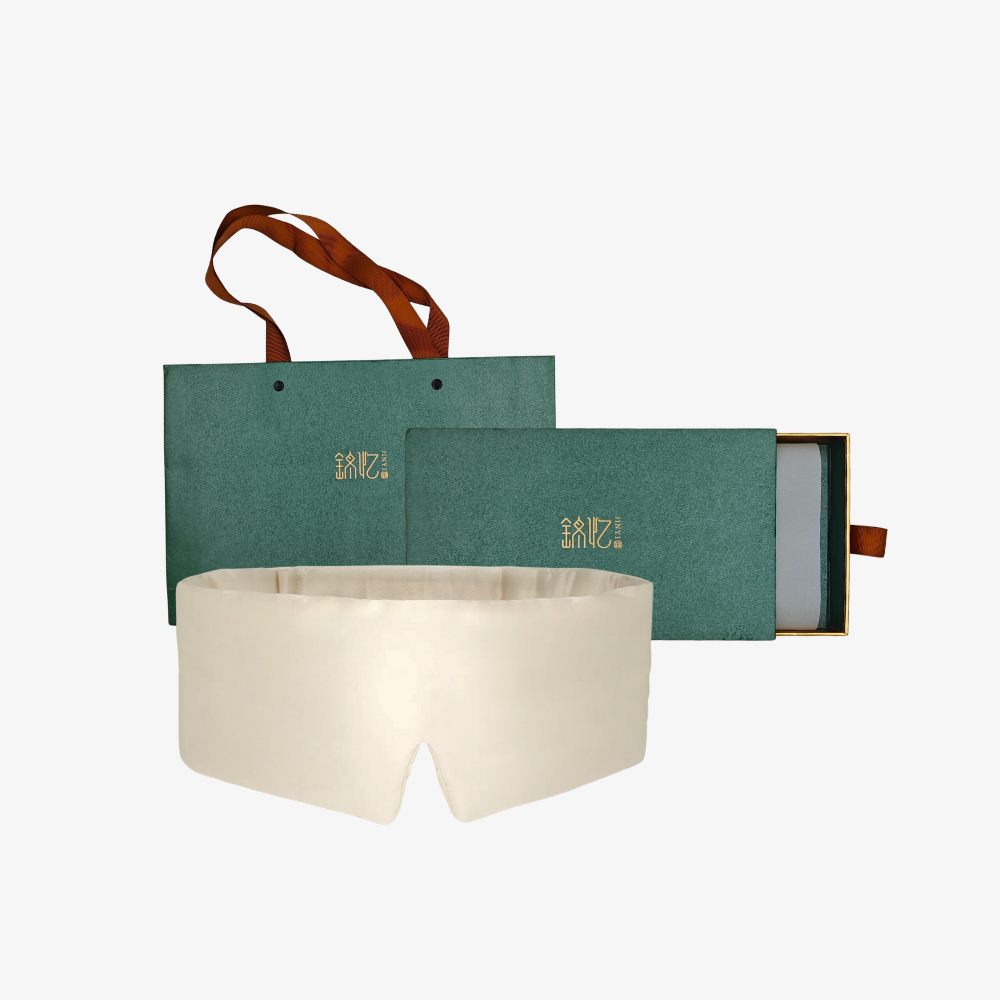 Champagne 100% Mulberry Silk Deep Sleep Mask