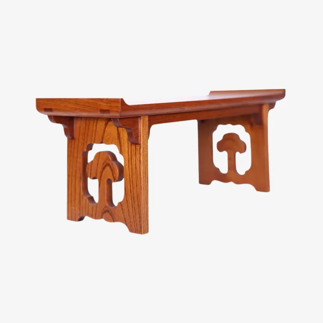 Handmade Mini Table with Up-turned Ends