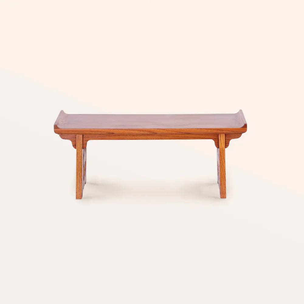 Handmade Mini Table with Up-turned Ends