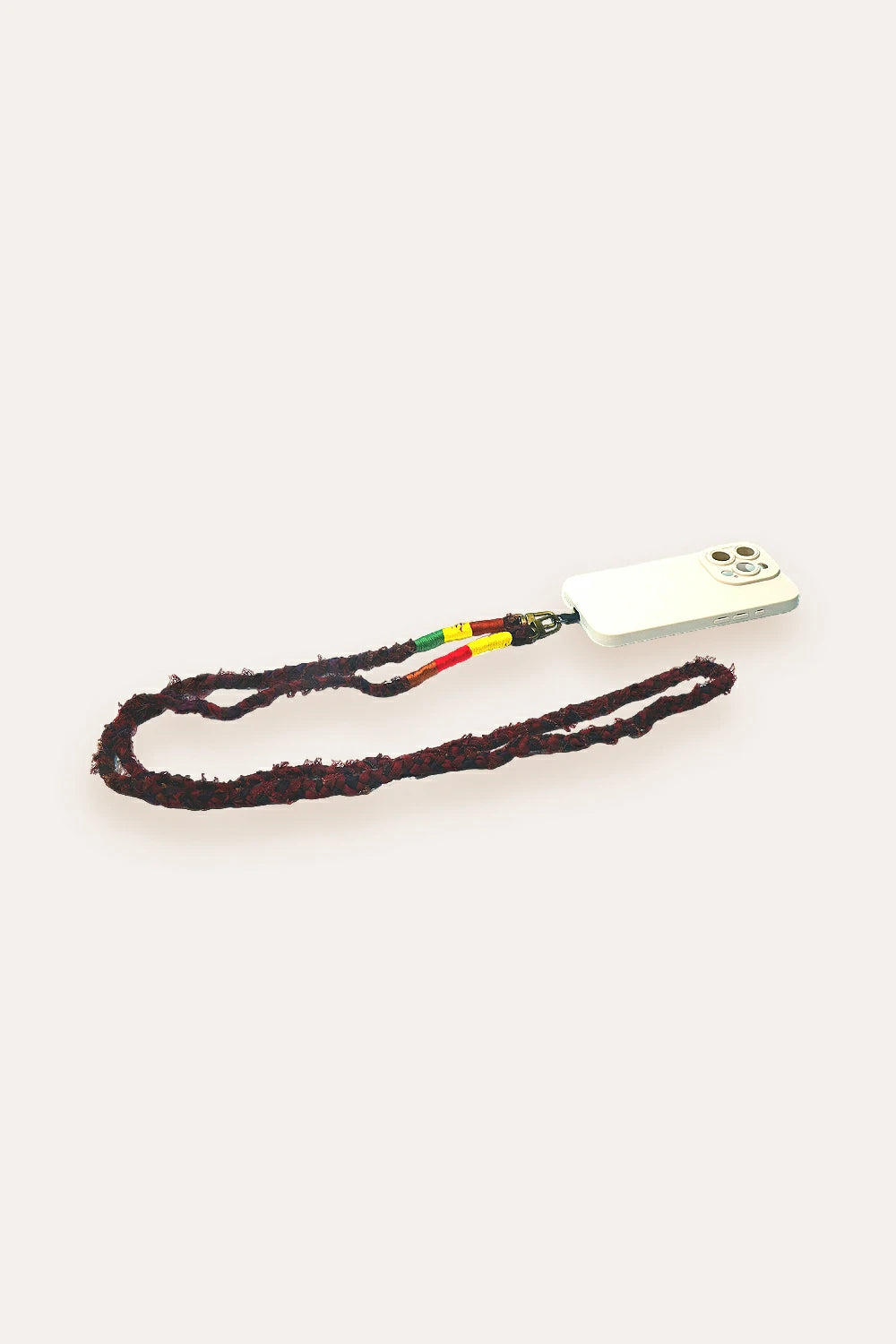 Handmade Silk Phone Lanyard in Long Length