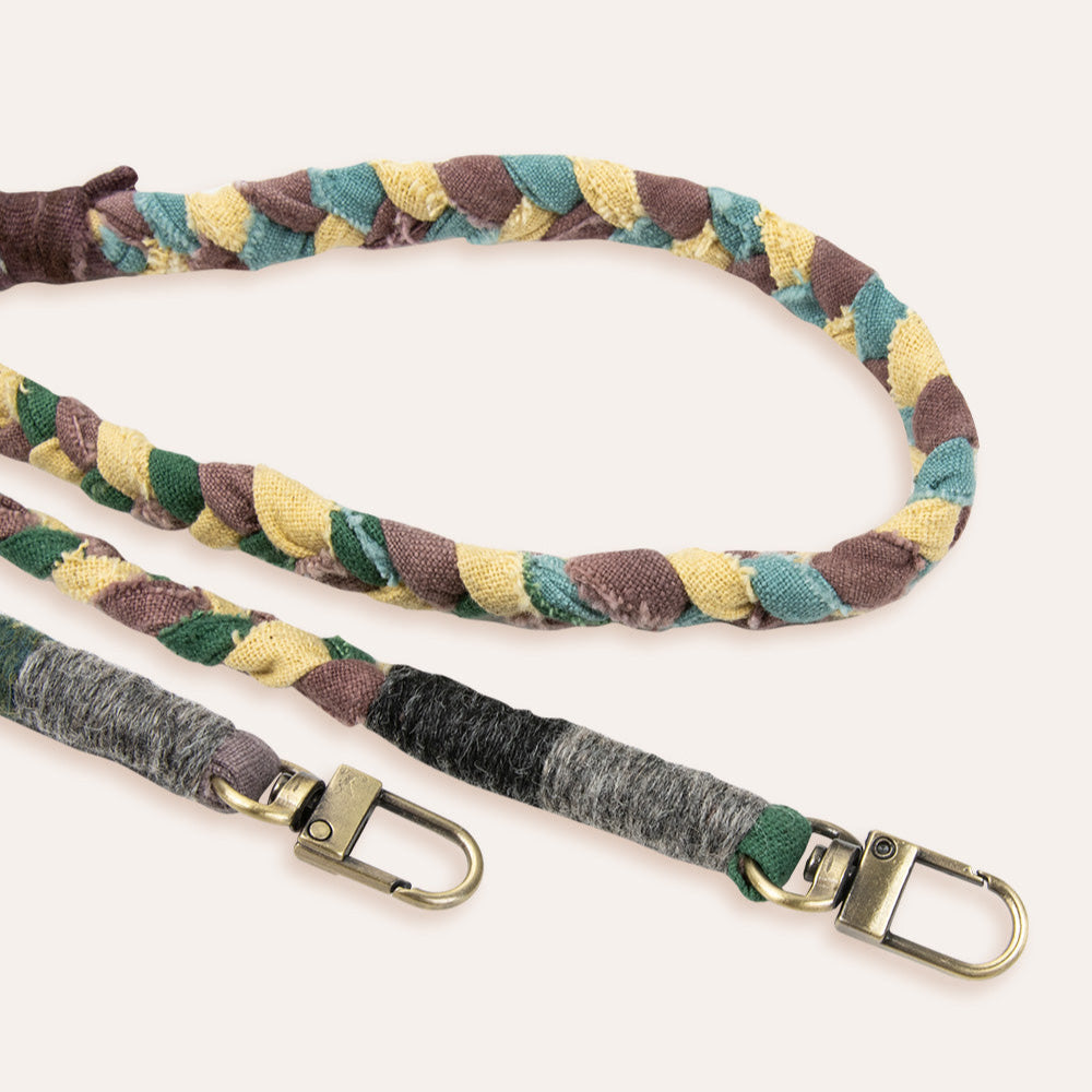 Handmade Brown Green Phone Lanyard