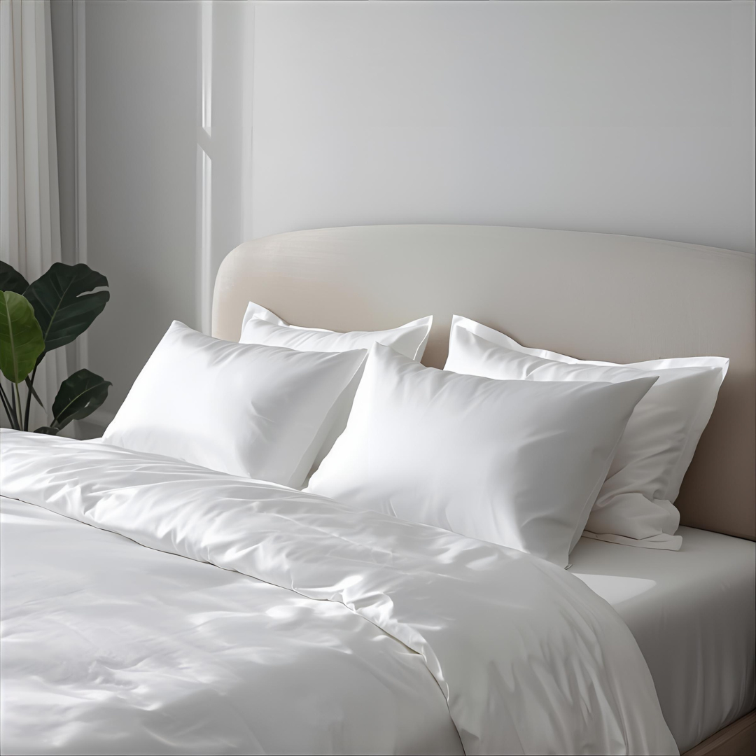 Ivory 19 Momme 100% Mulberry Silk Pillowcase