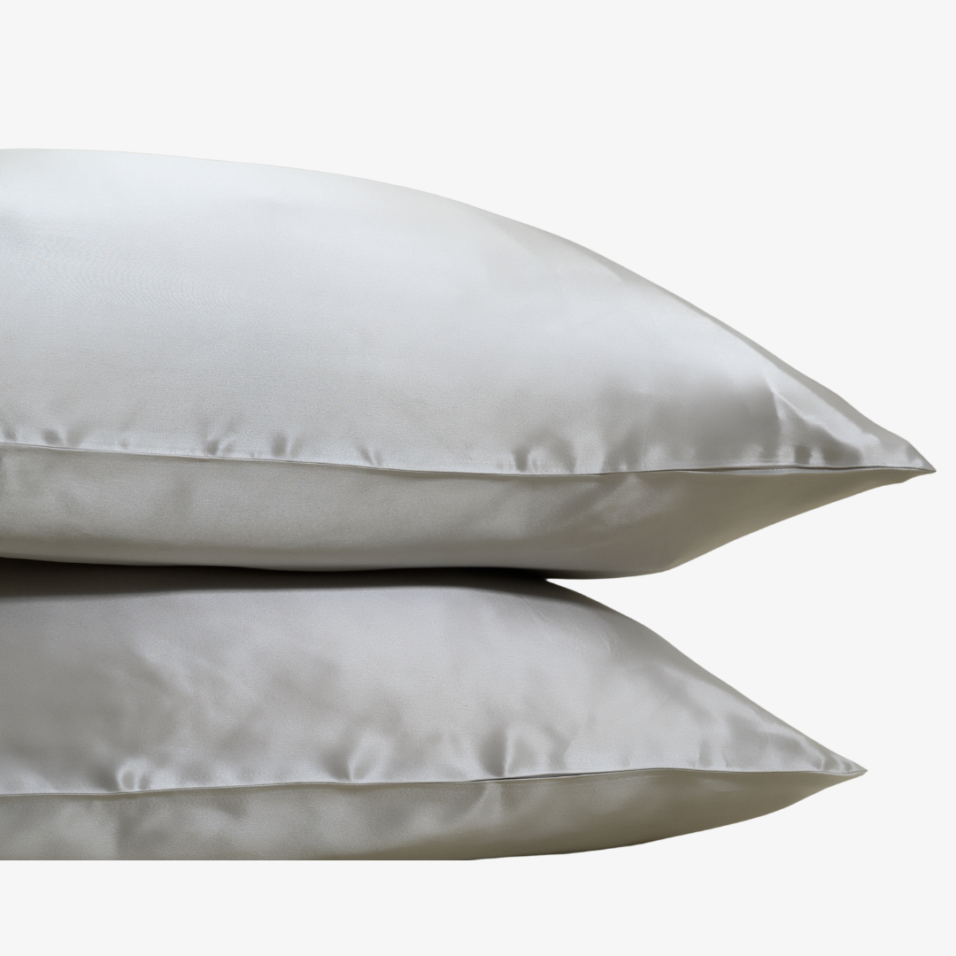 Silver Gray 19 Momme 100% Mulberry Silk Pillowcase