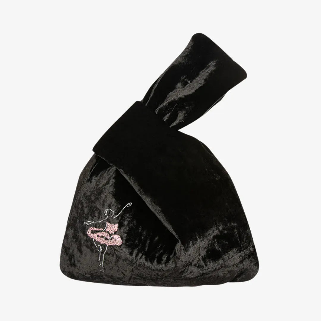 Velvet Silk Suzhou Embroidery Bag- Flower Language Life Series
