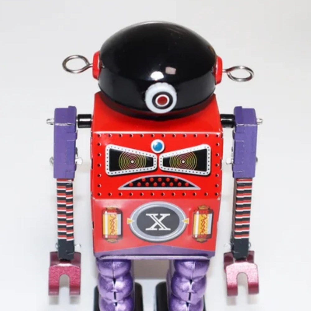Vintage Dark Templar Robot Tin Wind Up Toy Retro Collectible Holiday Gift