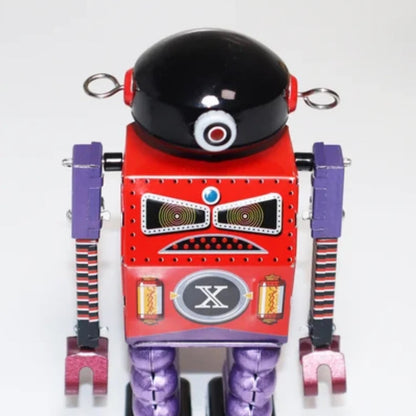 Vintage Dark Templar Robot Tin Wind Up Toy Retro Collectible Holiday Gift