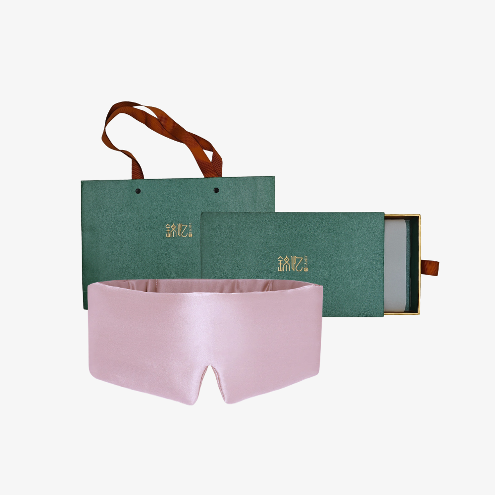 Pink 100% Mulberry Silk Deep Sleep Mask