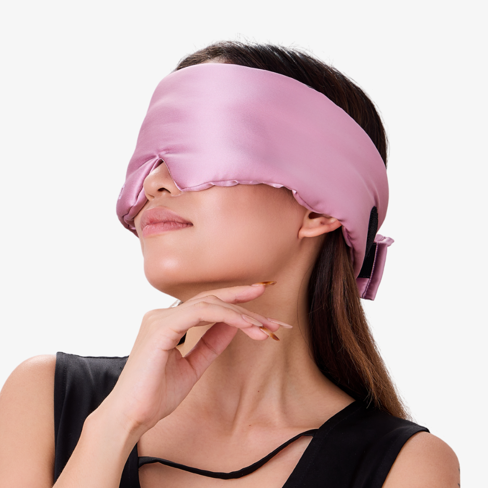 Pink 100% Mulberry Silk Deep Sleep Mask