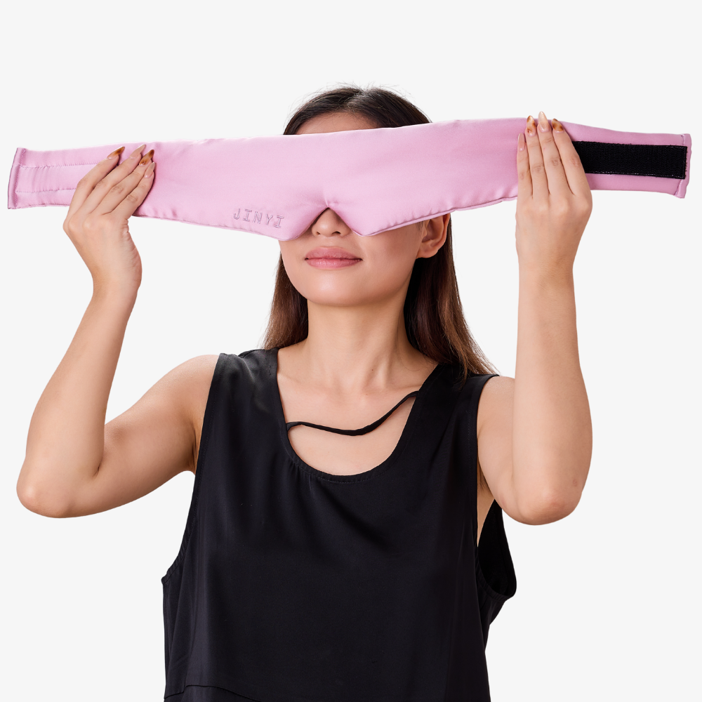 Pink 100% Mulberry Silk Deep Sleep Mask