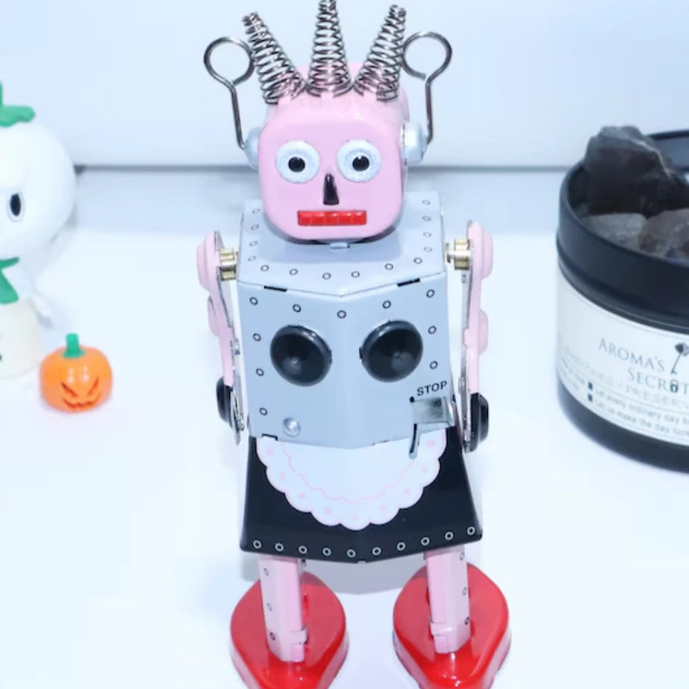Roxy Robot Vintage Style Wind Up Tin Toy Retro Robot Collectible
