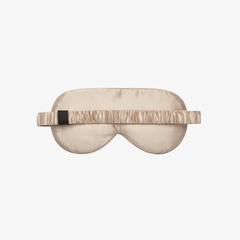 100% Mulberry Silk Sleep Mask - Champagne