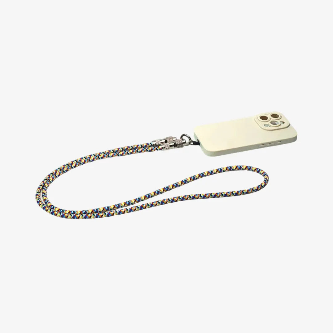 Colorful Phone Lanyard with Built In 100W Charging Cable