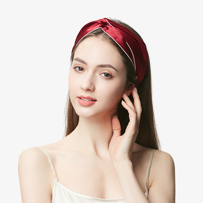19 Momme 100% Mulberry Silk Double-Layer Headband