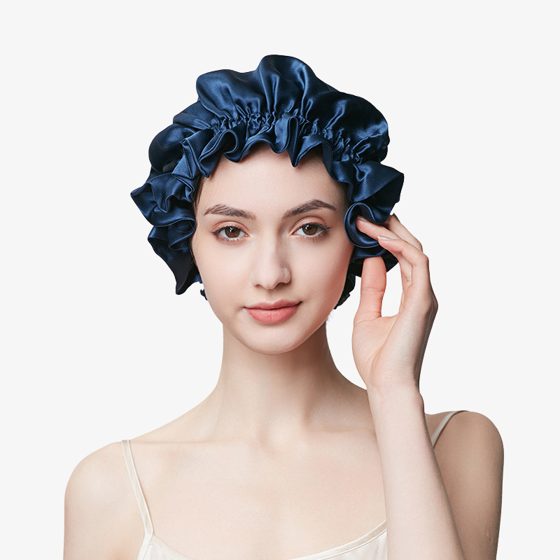 19 Momme 100% Mulberry Silk Sleep Cap – Elastic Closure