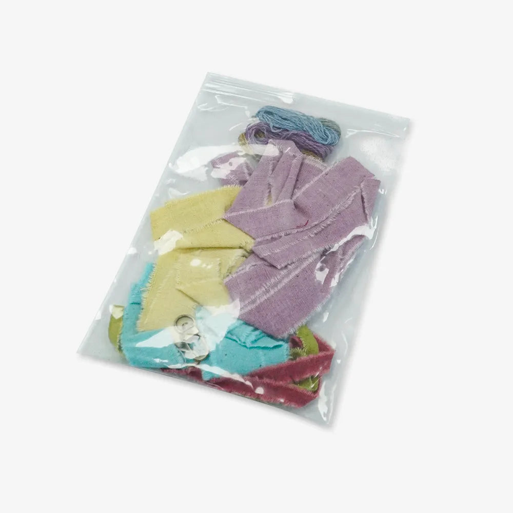 Purple Yellow Phone Strap DIY Craft Kit Set